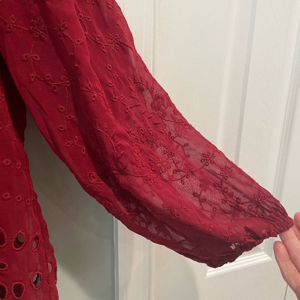 JCrew Embroidered‎ Top- XS - Picture 7 of 9